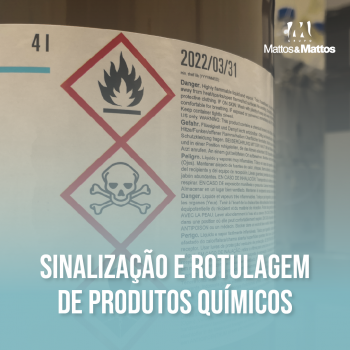 Sinalização e rotulagem de produtos químicos